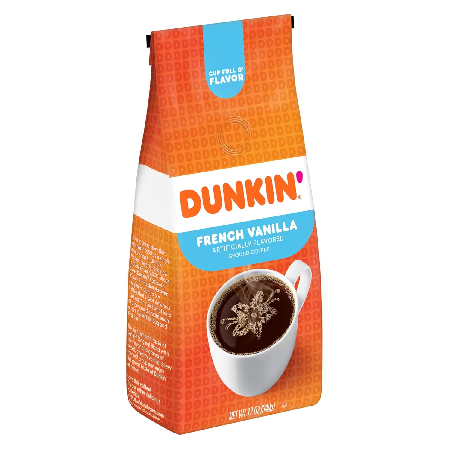 available in two flavor variants: french vanilla and hazelnut