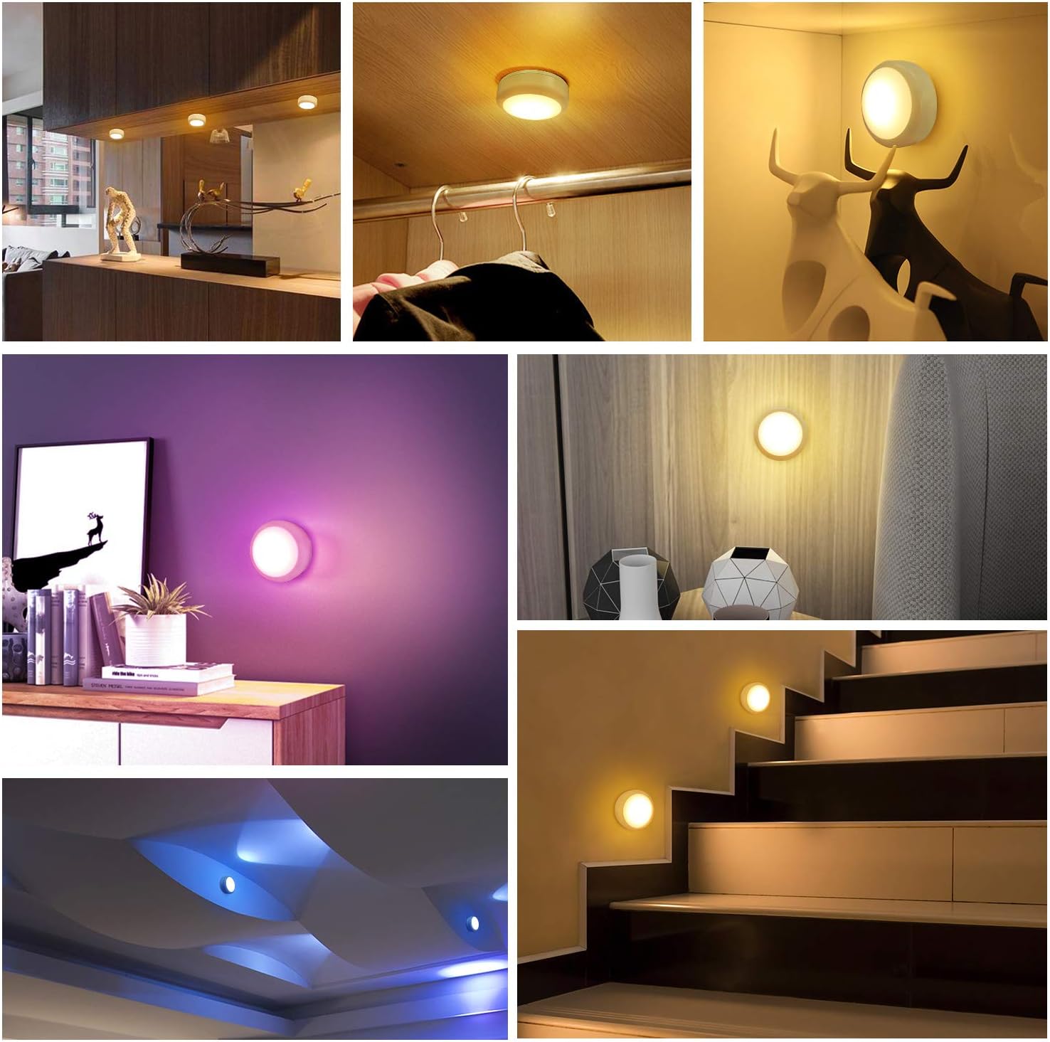 available in white and black finishes to match cabinetry and decor