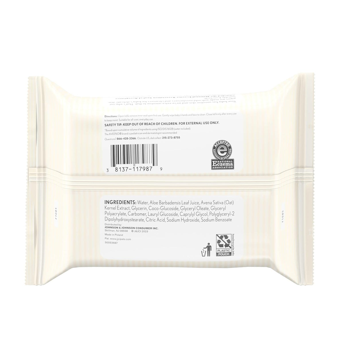 Aveeno Baby Eczema-Safe Wipes Bundle – Thoughtful Gift for New Parents, Dermatologist-Approved