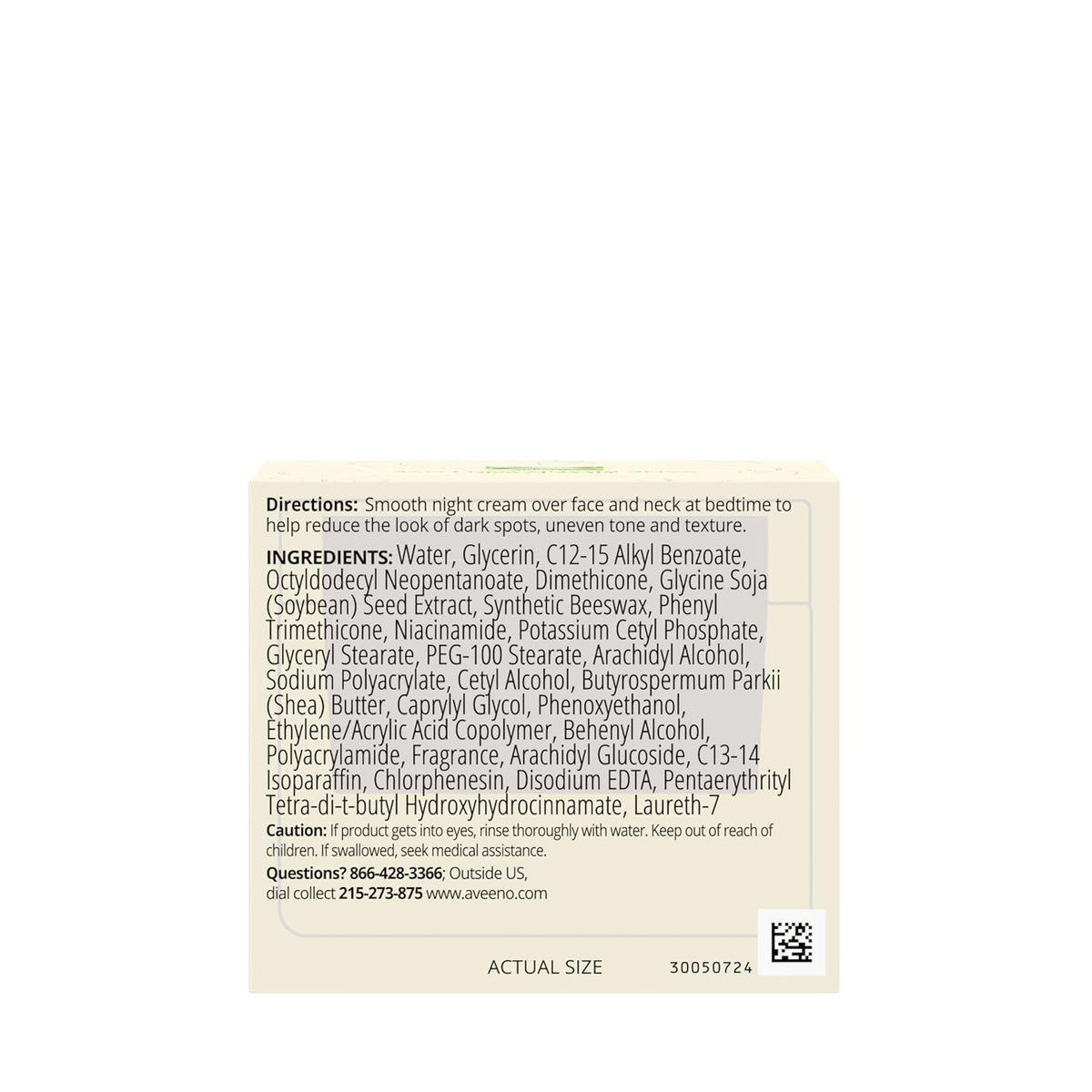 Aveeno Positively Radiant Prestige Night Cream – High-Performance Niacinamide Treatment for Polished Complexion