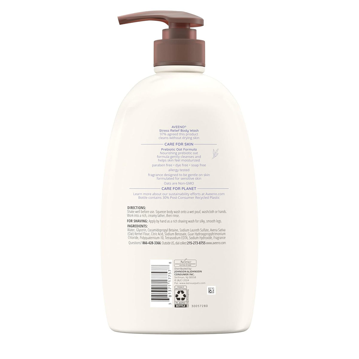 Aveeno Stress Relief Shower Gift – Luxury Self-Care Present for Mom or Best Friend