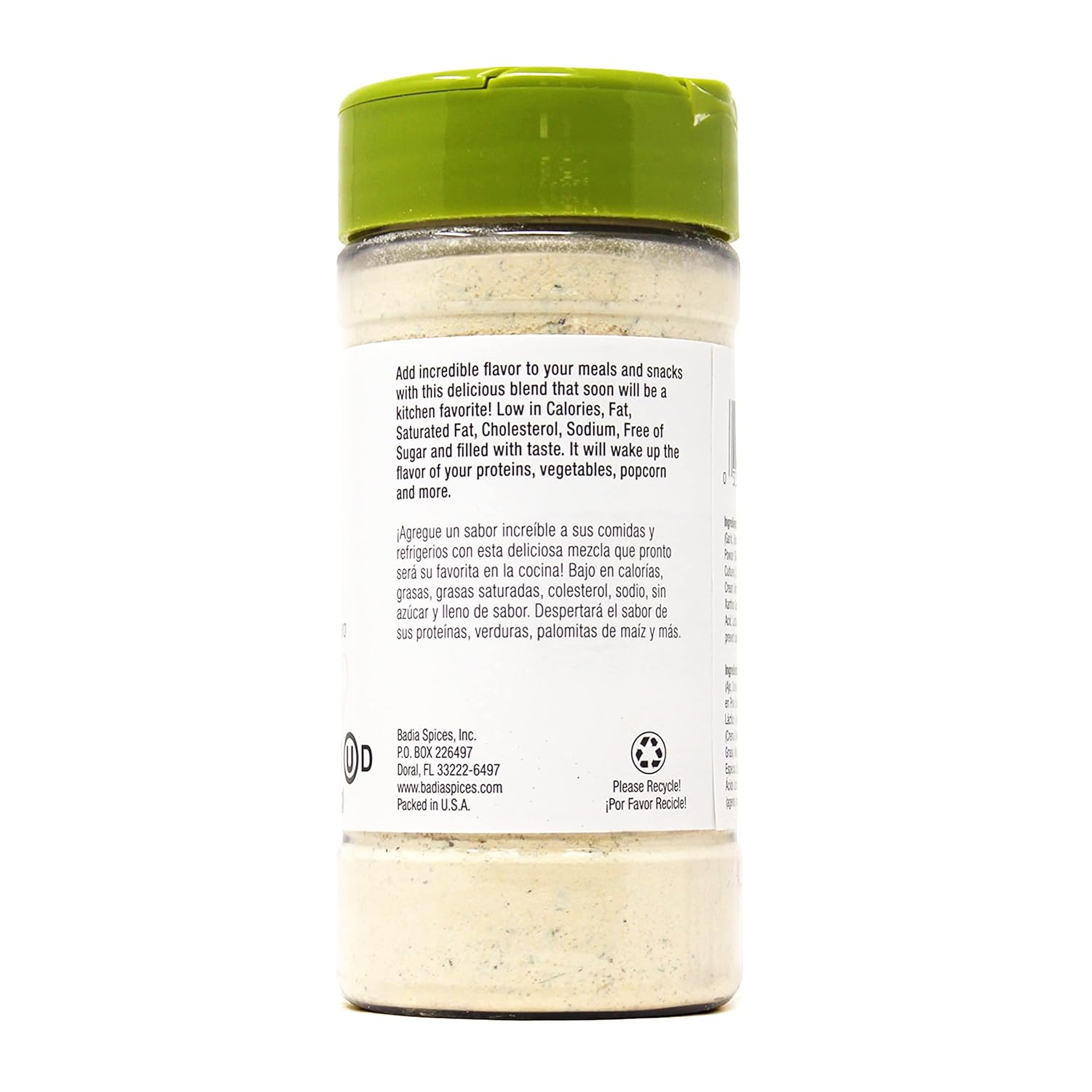 Badia Ranch Seasoning Powder, 5 oz – Travel-Friendly Ranch Blend for Outdoor Cooking and Snack Stations