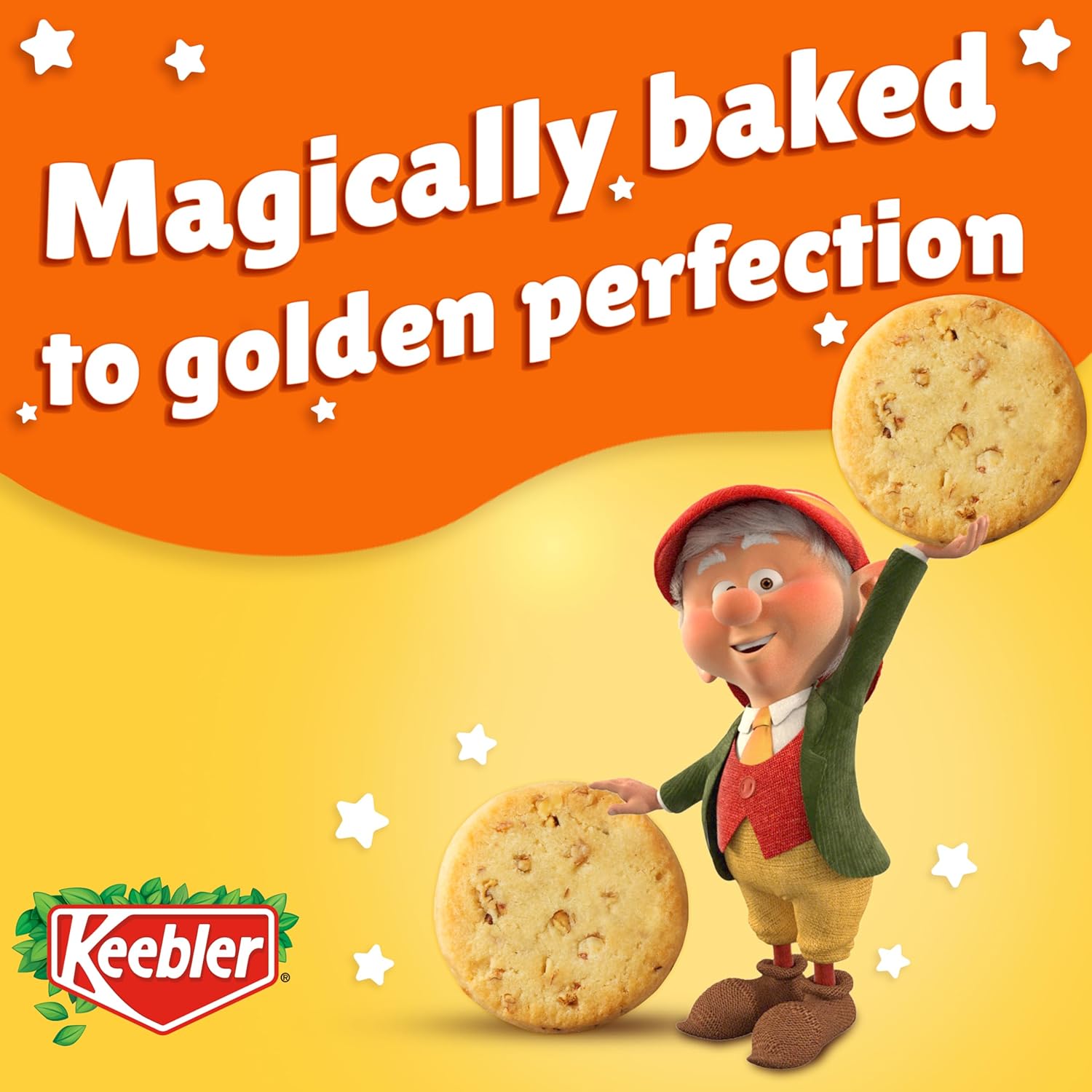 baked and packaged by keebler (ferrero), a recognized mainstream grocery brand ranked #7,106 in best sellers