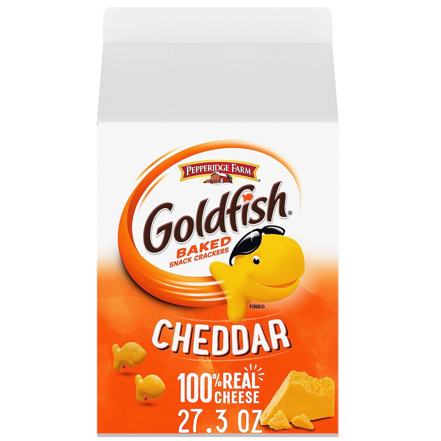 baked (not fried) cheese crackers made with 100% real cheese