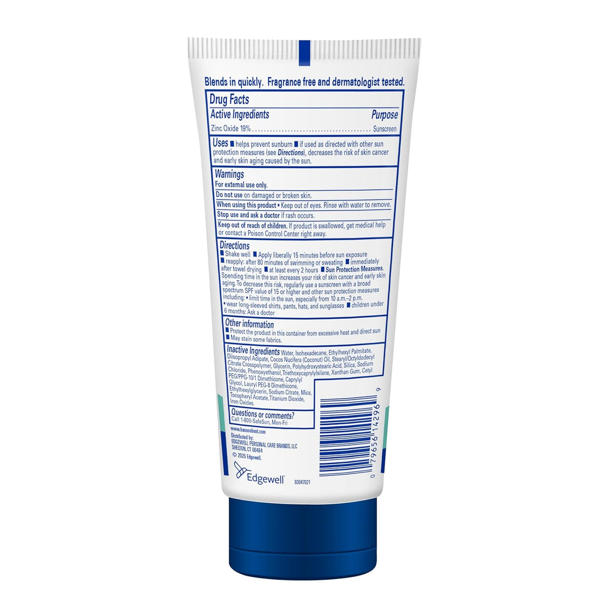 Banana Boat Mineral SPF 50 Sunscreen – Mindful Sun Care Ritual Lotion, Fragrance-Free Zinc Oxide Sensitive Skin, Vitamin E + Coconut Oil