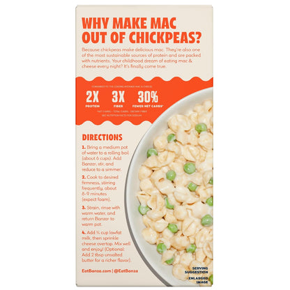 Banza Shells & White Cheddar Mac and Cheese - Housewarming Gift Basket Addition for New Home Cooks