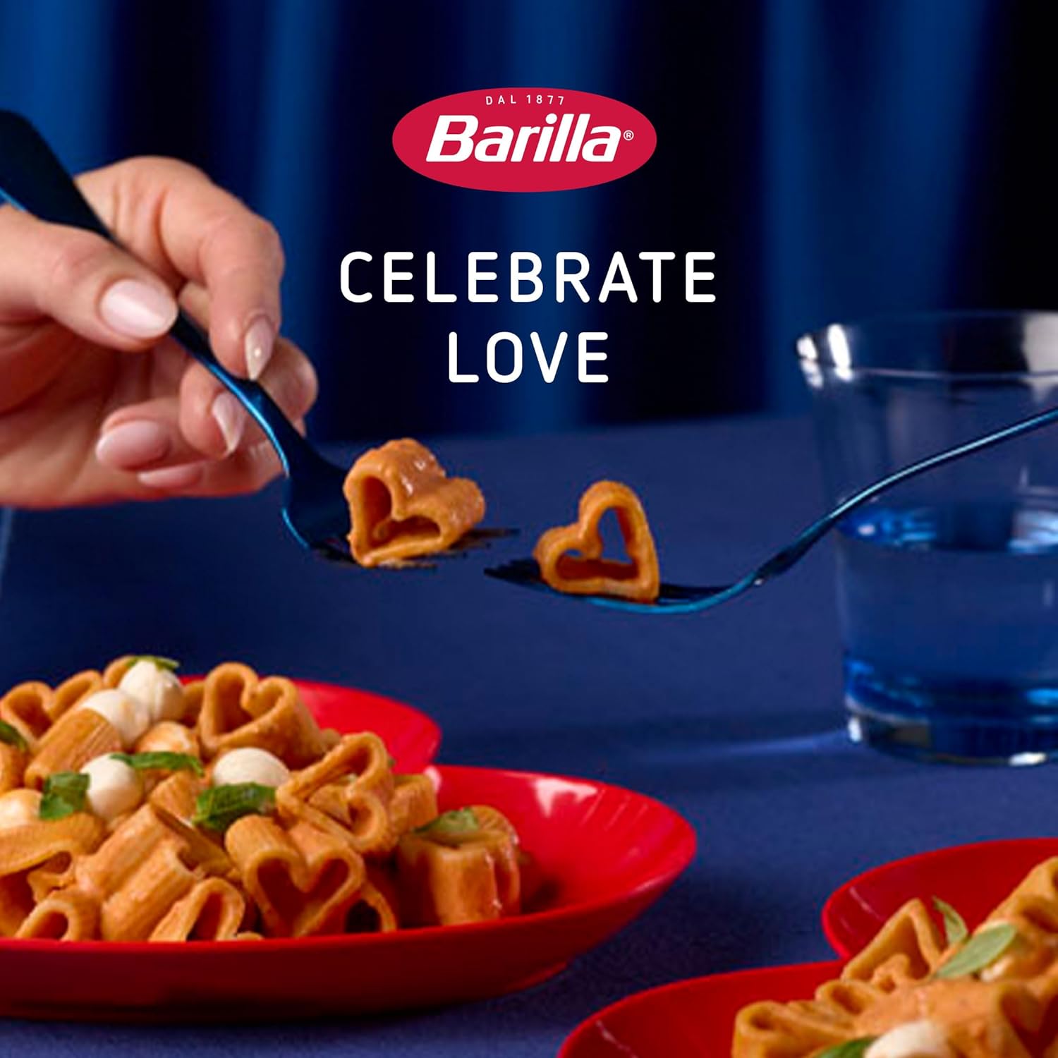 Barilla A Sign of Love Heart Pasta – Cozy Night-In Pasta for Stress Relief, Pair with Pesto or Creamy Sauce
