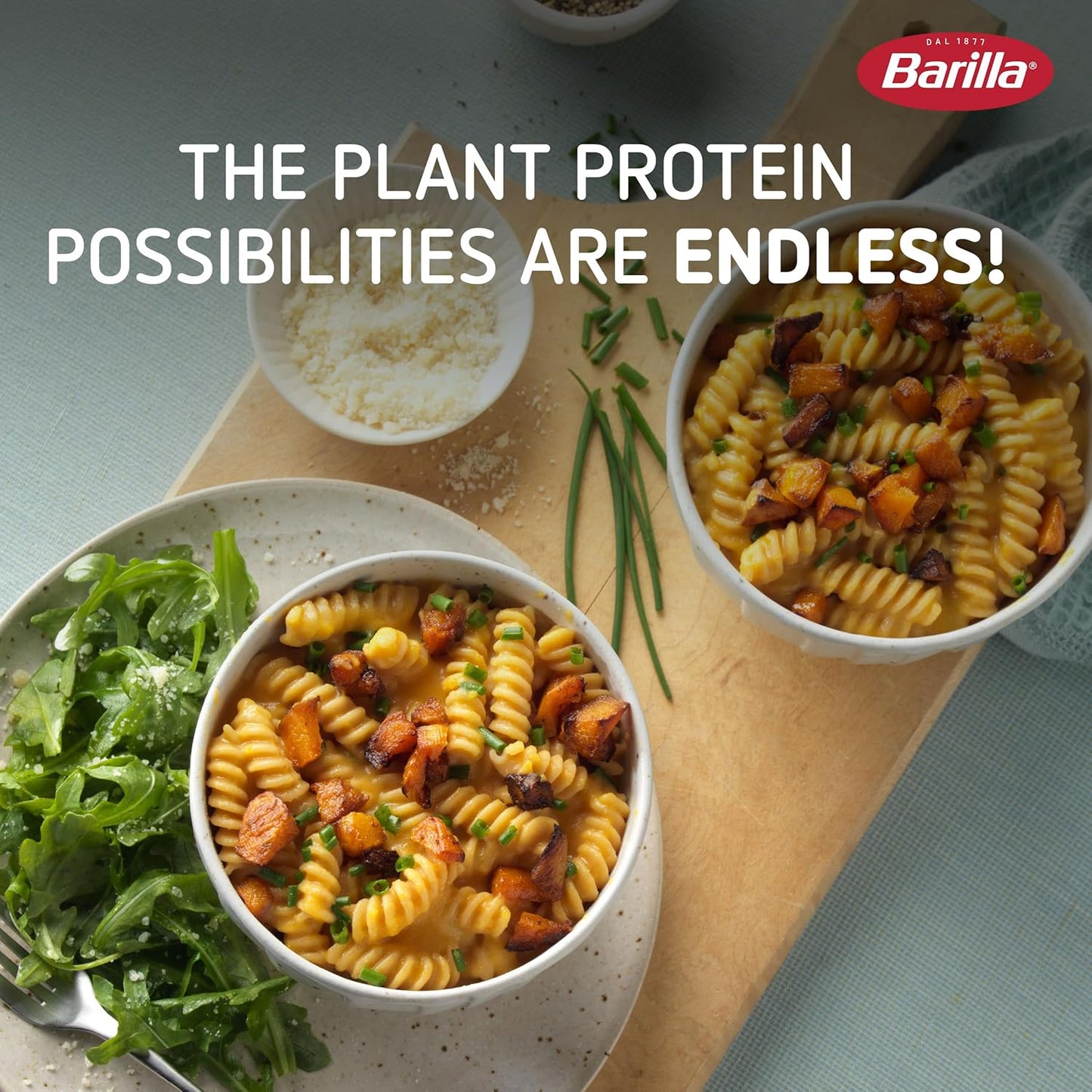 Barilla Chickpea Rotini Pasta – High Protein Batch Cook Pasta for Meal Prep Sundays