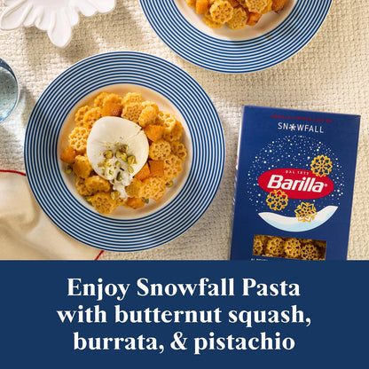 Barilla Snowfall Limited Edition Pasta, 12 Ounce – 12 Ounce Box Yields 4-6 Servings, Ideal for Batch Holiday Cooking and Meal Prep
