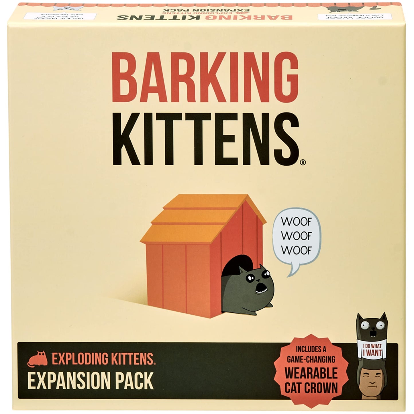 Barking Kittens Expansion Set - A Russian Roulette Card Game for Adults, Teens &amp;amp; Kids, Easy Family-Friendly Party Games - 20 Card Add-on