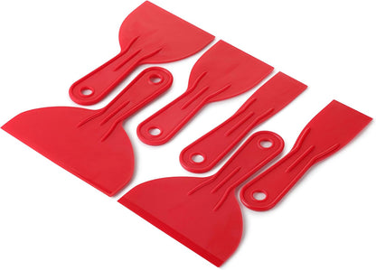 Bates Plastic Putty Knife Variety Pack - Dorm Room Wall Repair Kit, Edge-Safe Scraper for Student Spaces