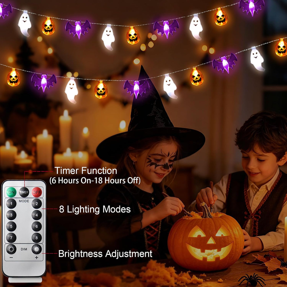 battery powered (3 aa) for 48+ hours of cord-free use with no outlet needed