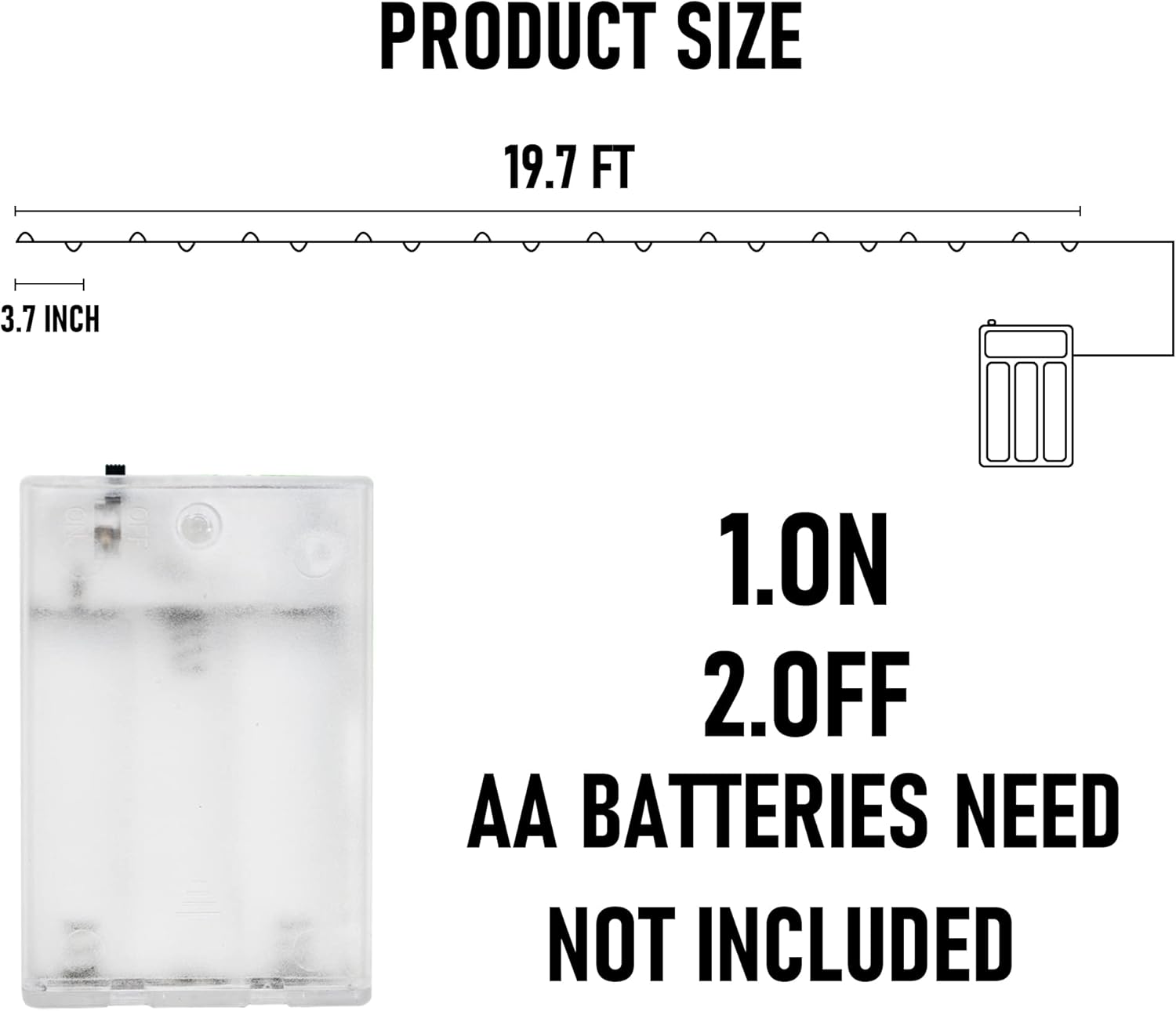 battery powered by 3 aa cells with low 6w power draw