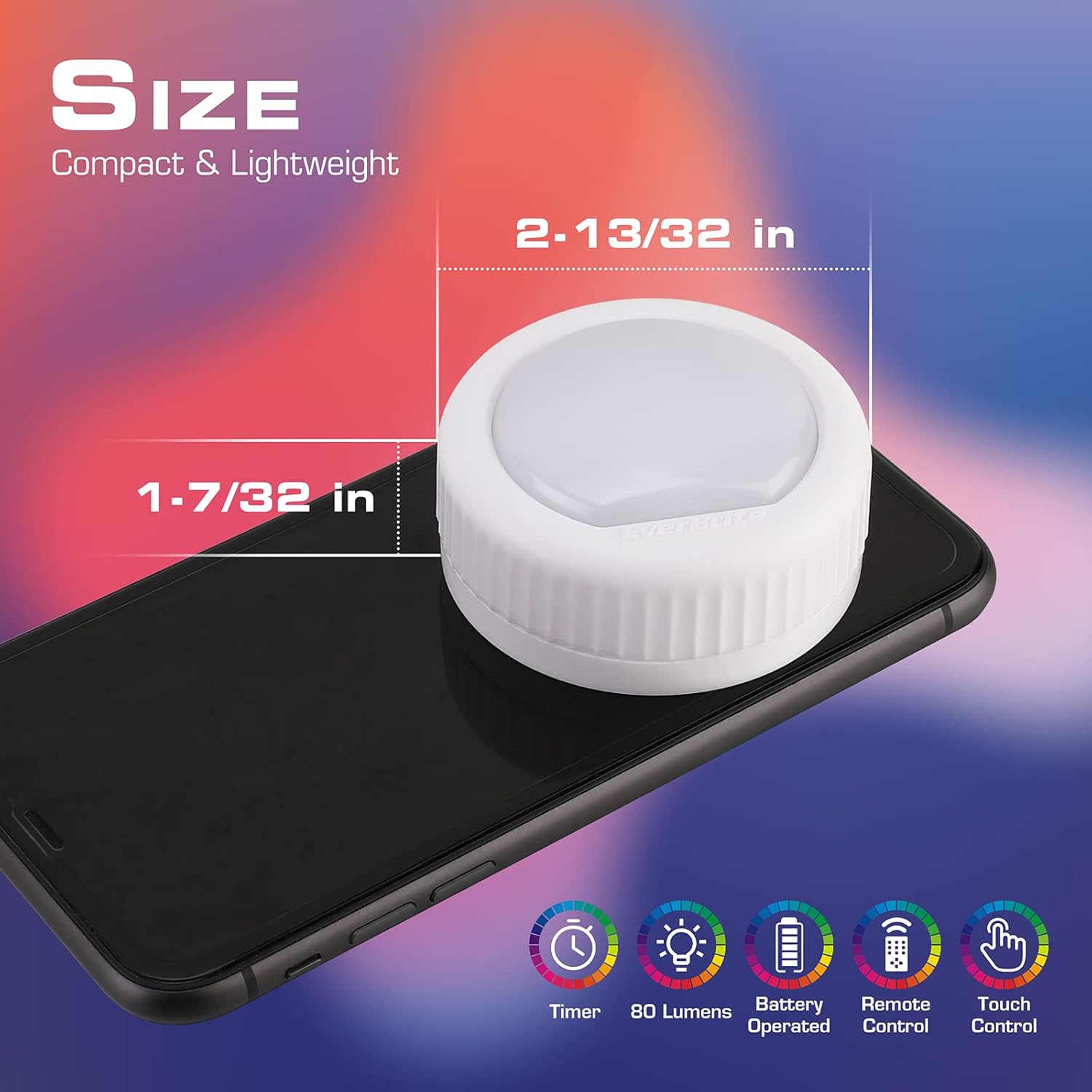 battery-powered with 9 aaa batteries included (3 per puck in 3-pack)