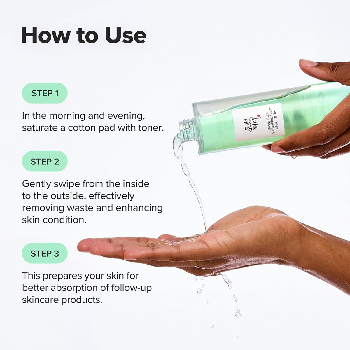 Beauty of Joseon Green Plum Toner Refreshing Essence – Anniversary Gift for Couples, Unisex K-Beauty Exfoliating Step