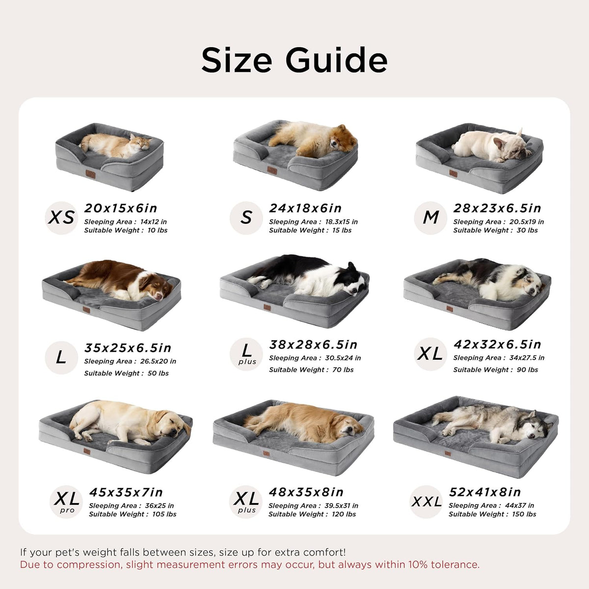 Bedsure Bolstered Dog Couch – Low-Entry Lounger Safe for Crawling Tots and Senior Pets