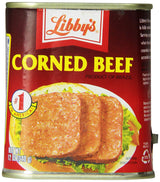 Libby's Corned Beef 12 oz – Ready-to-Eat Study Snack for College Students and Singles