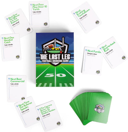 Beer Pressure The Last Leg - Best Bachelor Party Gift for the Groom, Hilarious Football Drinking Game for Guys' Weekend Crew