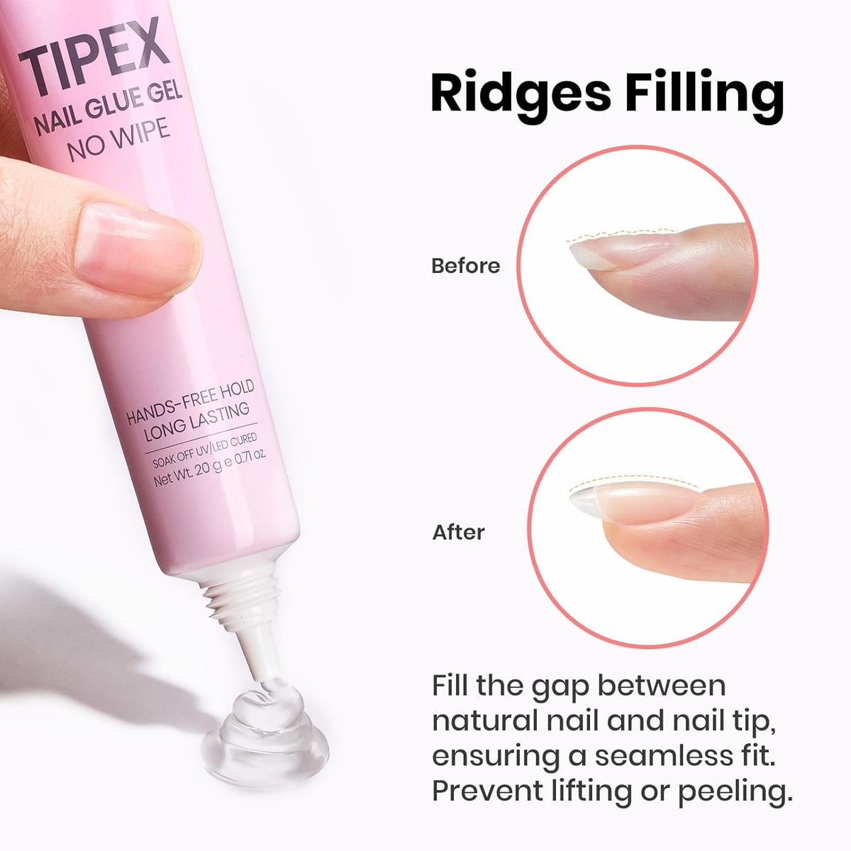 Beetles No-Wipe Gel Glue – Mobile Nail Tech Service Kit Essential for Time-Saving Applications