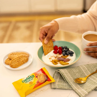 belVita Cranberry Orange Breakfast Biscuits – Family Breakfast Side for Busy School-Day Routines, 32 Total Biscuits