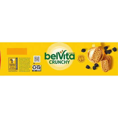 belVita Cranberry Orange Breakfast Biscuits – Family Breakfast Side for Busy School-Day Routines, 32 Total Biscuits