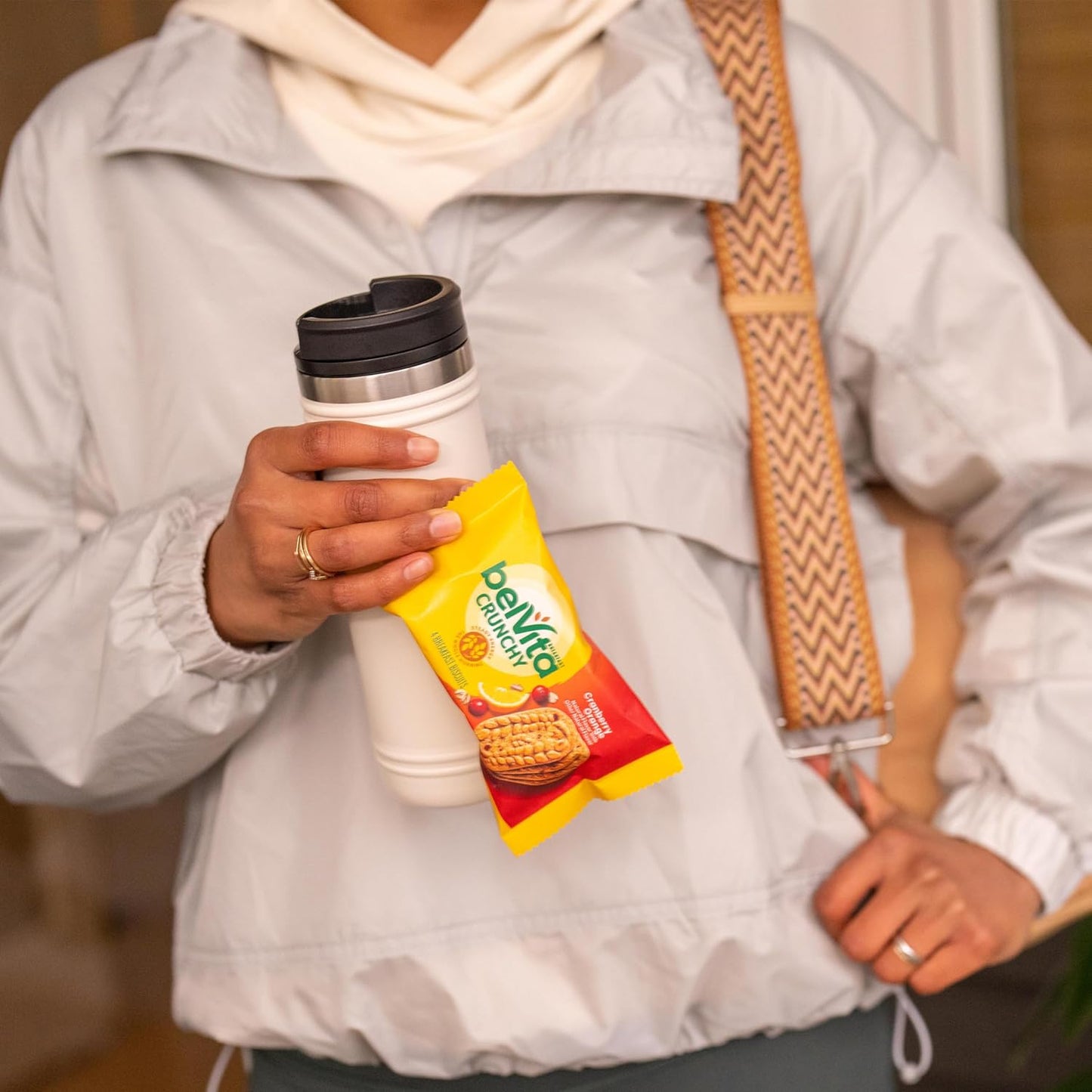 belVita Cranberry Orange Breakfast Biscuits – Family Breakfast Side for Busy School-Day Routines, 32 Total Biscuits