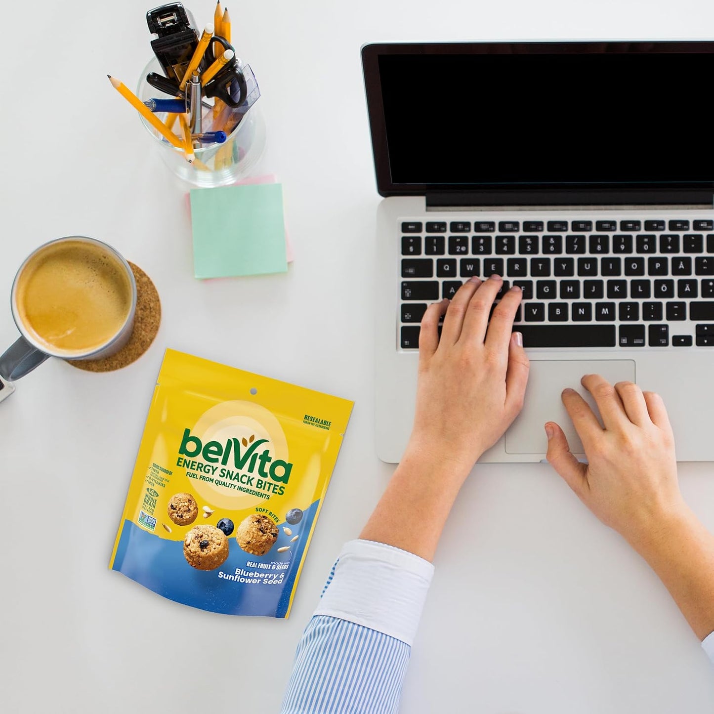 belVita Energy Snack Bites Blueberry Sunflower – Fiber and Iron Bite for Steady Afternoon Energy