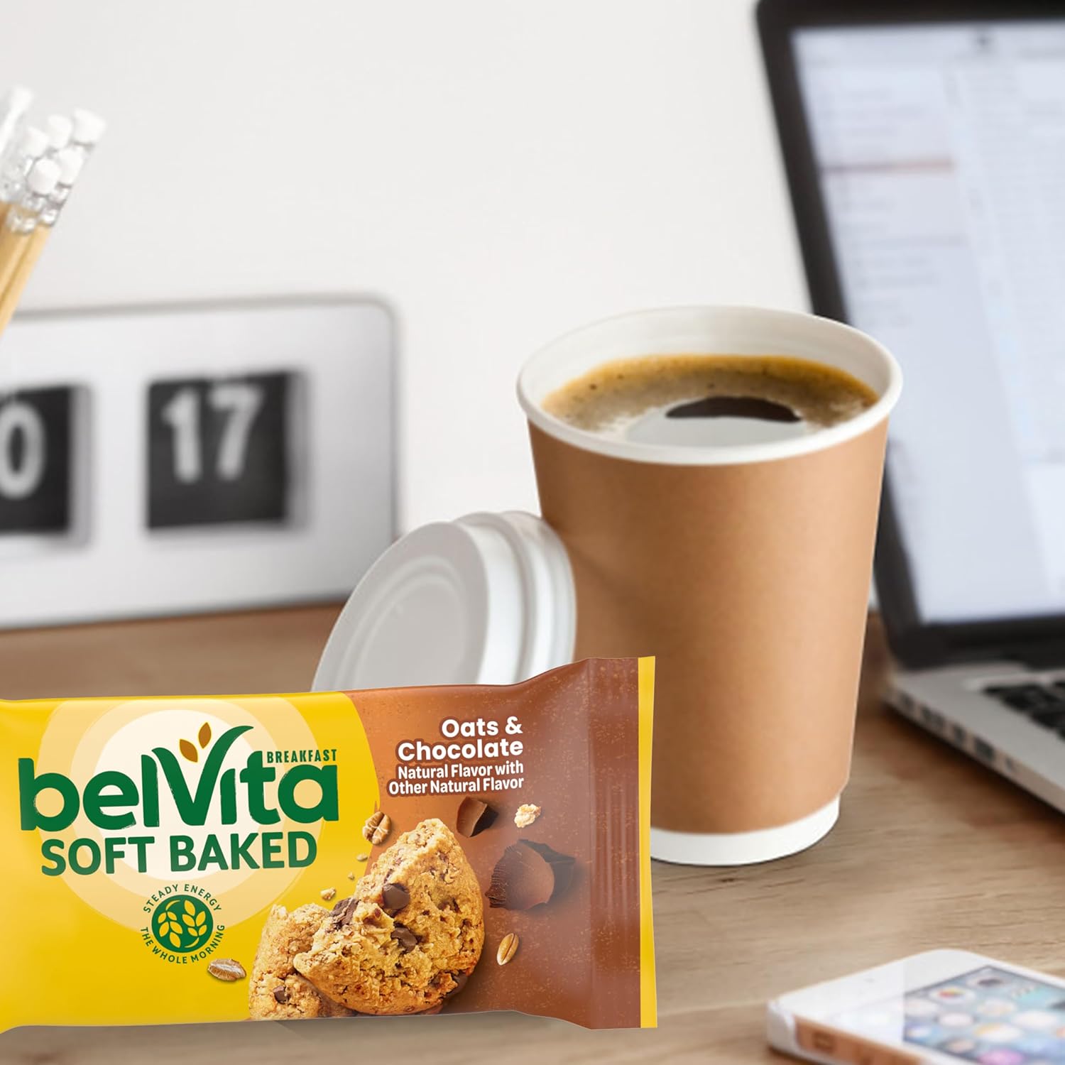 belVita Soft Baked Breakfast Bars 3-Box Pack – Clean-Label Snack for Daycare, Lunchboxes and Playdates