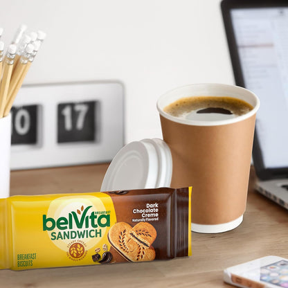 belVita Whole-Grain Breakfast Bars – Pantry Staple for Family Mornings and Lunch Boxes, 12-Pack