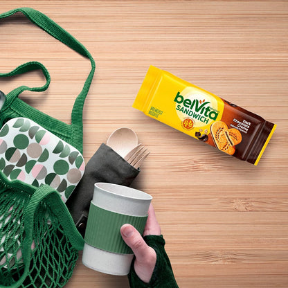 belVita Whole-Grain Breakfast Bars – Pantry Staple for Family Mornings and Lunch Boxes, 12-Pack