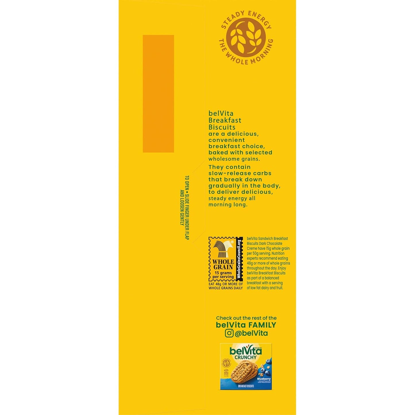 belVita Whole-Grain Breakfast Bars – Pantry Staple for Family Mornings and Lunch Boxes, 12-Pack
