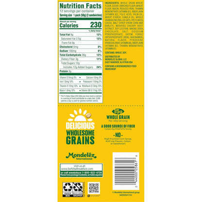 belVita Whole-Grain Breakfast Bars – Pantry Staple for Family Mornings and Lunch Boxes, 12-Pack