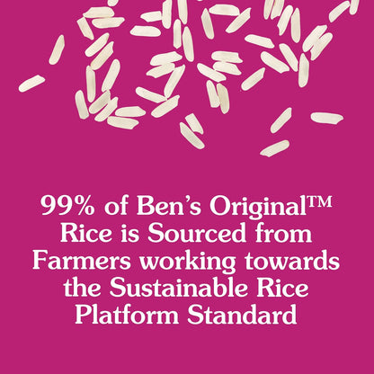 BEN'S ORIGINAL White Rice 10 lb – Nutritious Fortified Pantry Staple for Healthy Meal Prep at Home