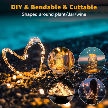 bendable thin copper wire for shaping into jars, wreaths, or wall designs