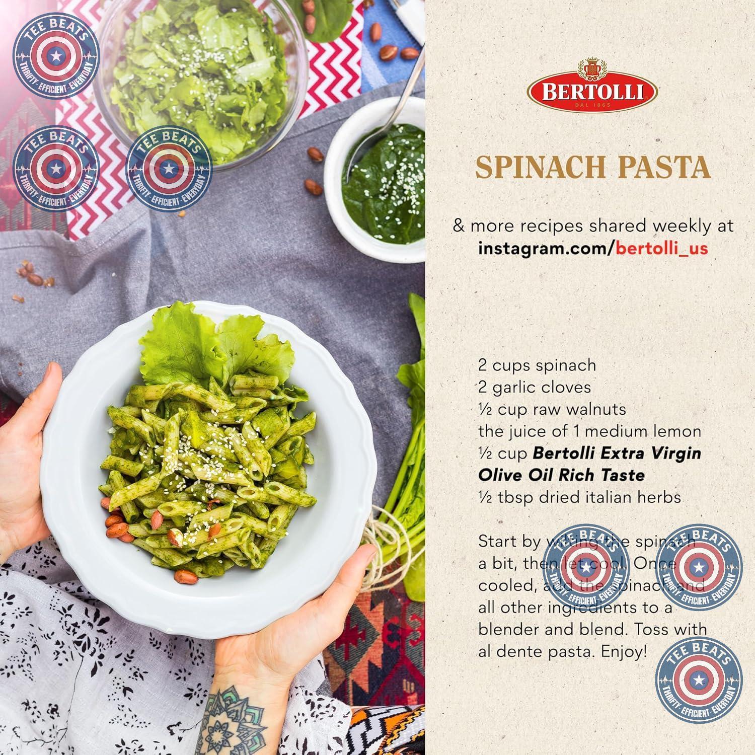 Bertolli Extra Virgin Olive Oil Rich Taste 32 fl oz – Thoughtful Housewarming Gift for New Homeowners