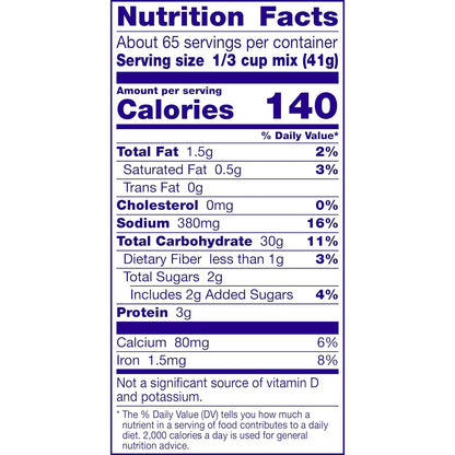 betty crocker-manufactured recipe with established brand reputation