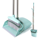 XXXFLOWER Hygienic Broom Cleaning Set with Built-In Comb, Hands-Free Debris Removal for Pet-Safe Homes