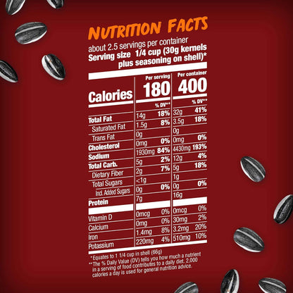 BIGS Sizzlin' Bacon Sunflower Seeds — Keto Desk Snack for Long Work Sessions, 5.35 oz Bag