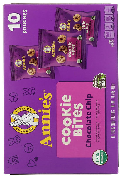 bite-size chocolate chip cookie format