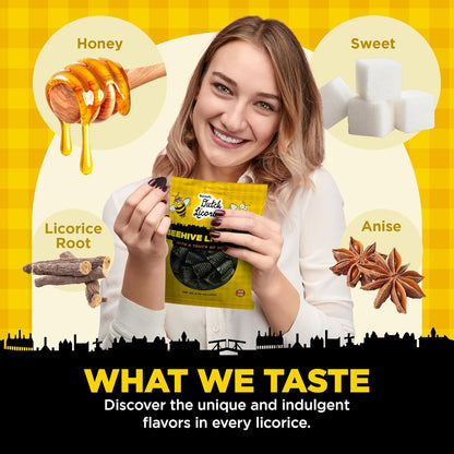 bite-sized bee-shaped candy drops for easy, no-prep snacking