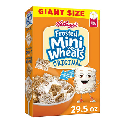 bite-sized frosted wheat biscuits in a crunchy texture