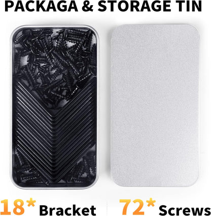 black coating (with silver variant) that is waterproof and rustproof