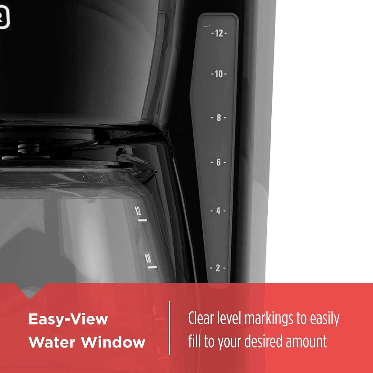 BLACK+DECKER 12-Cup Programmable Coffee Maker for Study and Focus Sessions, Sneak-A-Cup Mid-Brew Pause Feature