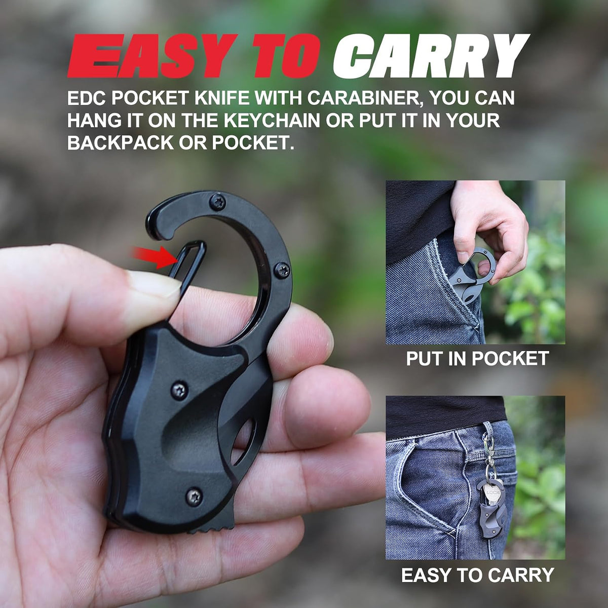 blade designed for straightforward one-handed opening and use