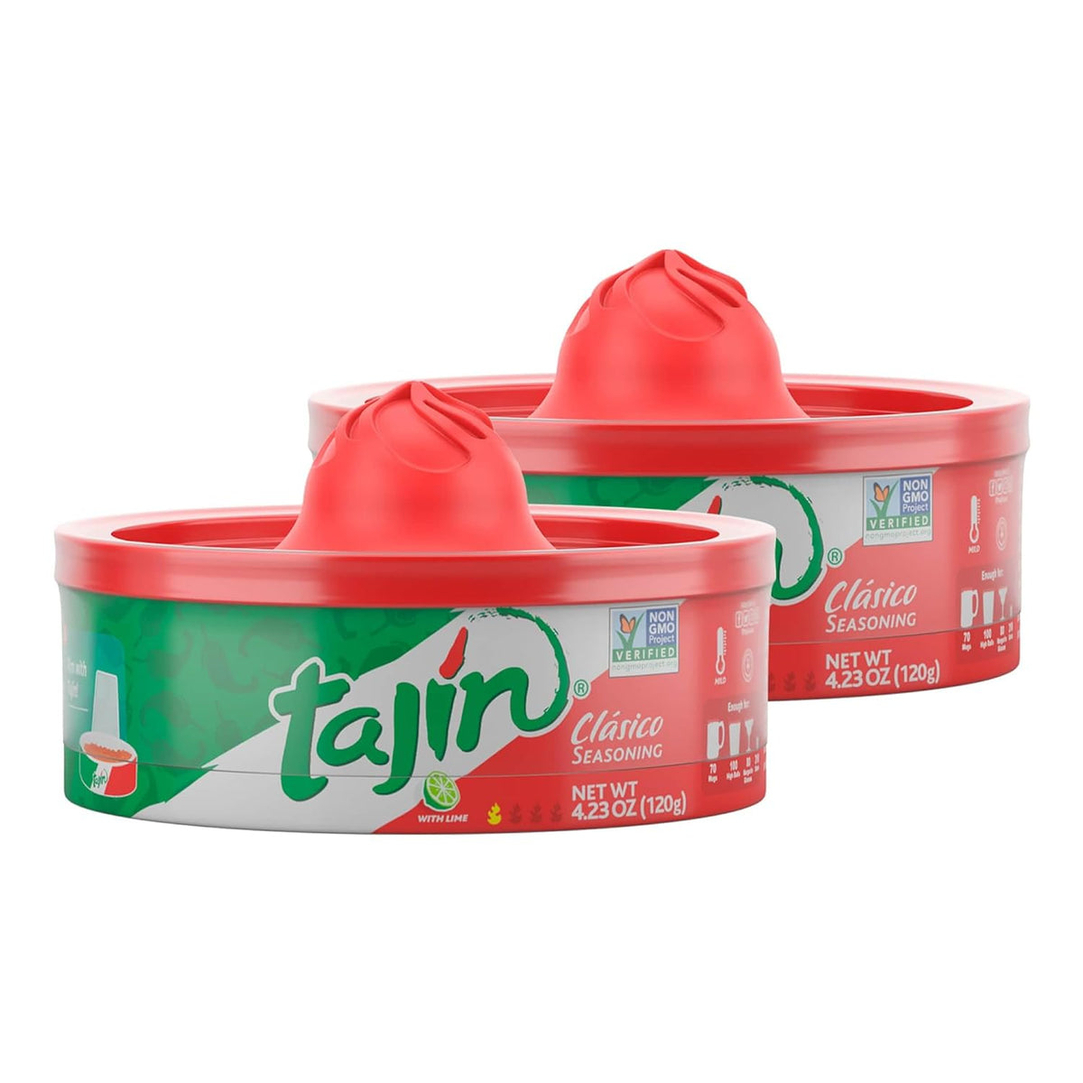 blend of 100% natural chili peppers, lime, and sea salt