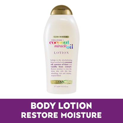 blend of coconut oil, vanilla bean extract and tiare essence