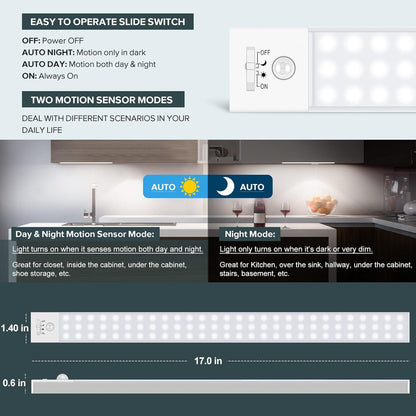 bls constant-sense motion sensor with 20-second auto shutoff