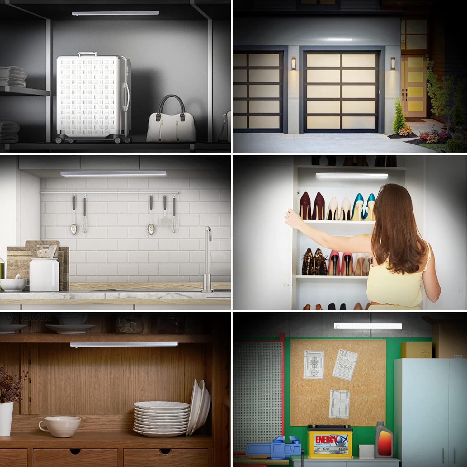 BLS Wireless Battery Powered Task Light – 120 Day Runtime for Storage Units, Attics, and DIY Project Spaces