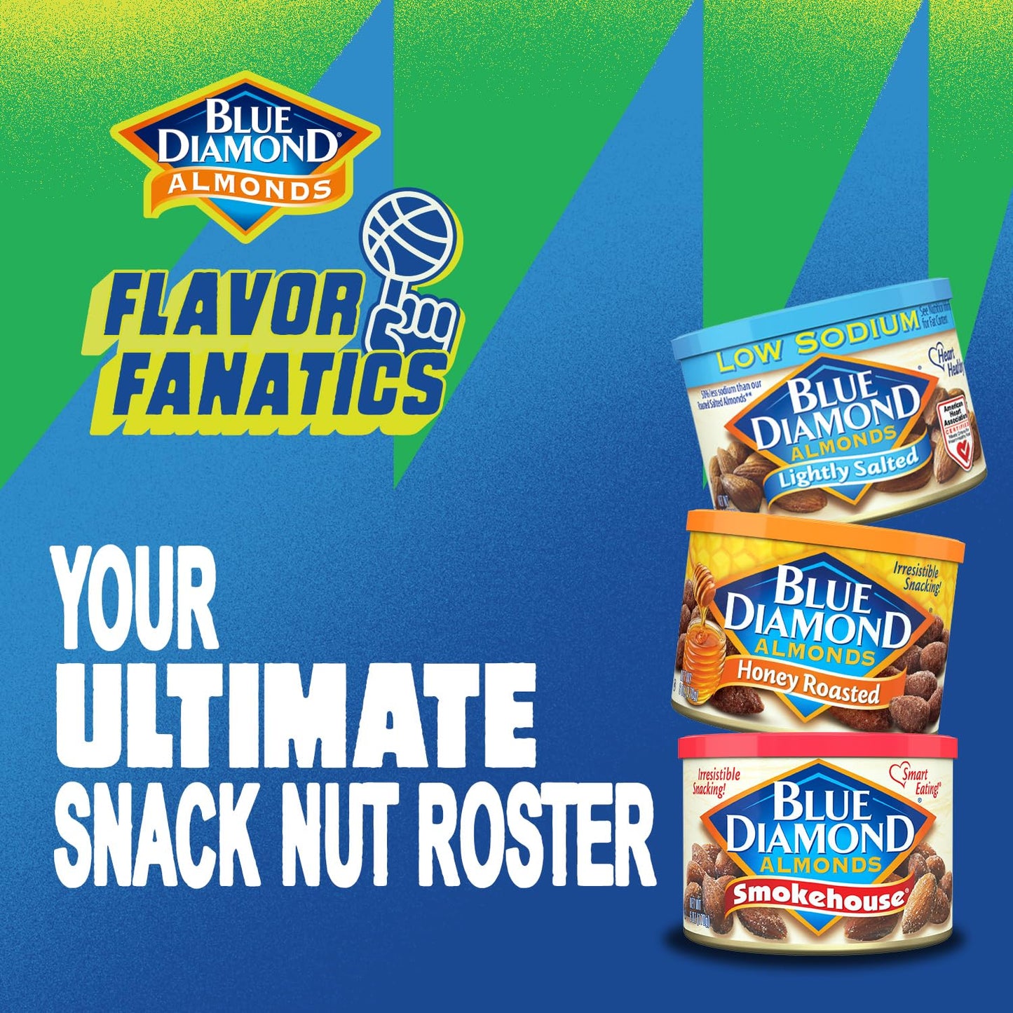 Blue Diamond Almonds Frosted Brownie Holiday Snack Nuts, Pack of 2, 6 oz Resealable Cans – Shareable Family Snack for Road Trips and Weekend Movie Bowls