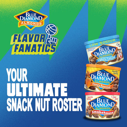 Blue Diamond Almonds Frosted Brownie Holiday Snack Nuts, Pack of 2, 6 oz Resealable Cans – Shareable Family Snack for Road Trips and Weekend Movie Bowls